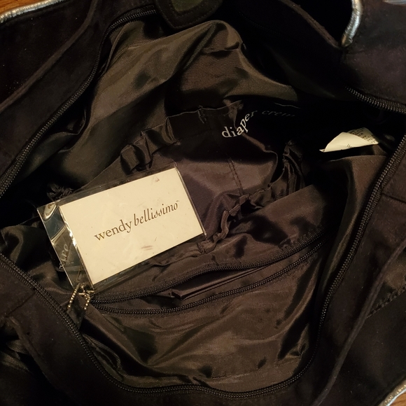 Wendy Bellissimo Baby Bag Black Silver - Picture 7 of 16